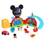 Just Play Playset Clubhouse Friends Mickey Mouse 38449 - 16 pièces avec 3 figurines, lumières et sons, multilingue, +3 ans