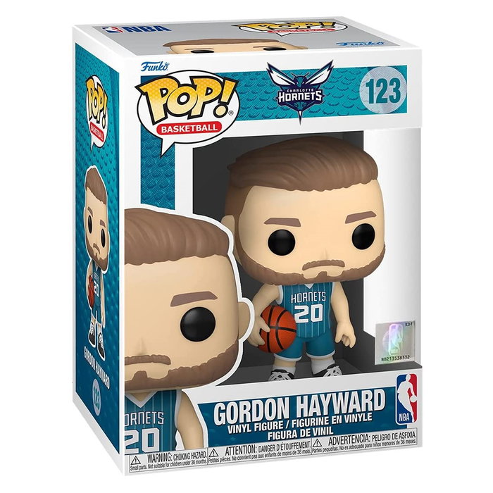 Funko Pop NBA Gordon Hayward Charlotte Hornets Maillot Domicile