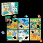 Goula - Puzzle 6 Habitats pour Enfants dès 2 Ans - 6 Puzzles en Bois avec Animaux
