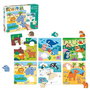 Goula - Puzzle 6 Habitats pour Enfants dès 2 Ans - 6 Puzzles en Bois avec Animaux