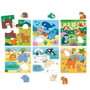 Diset Puzzle Goula 6 Habitat - Set de 6 puzzles en bois
