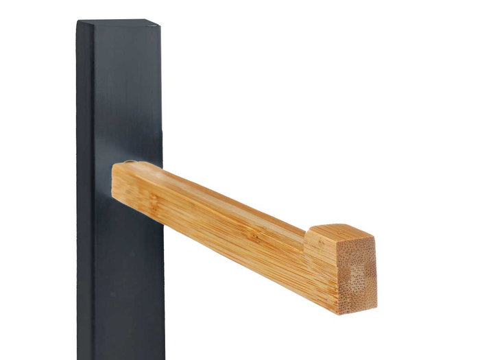 BERILO Porte-rouleau Bambou Noir