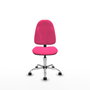 PIQUERAS Y CRESPO Chaise de bureau Algarra, simili cuir rose, sans accoudoirs