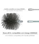 WOLFPACK LINEA PROFESIONAL Brosse de nettoyage en acier 120 mm M12