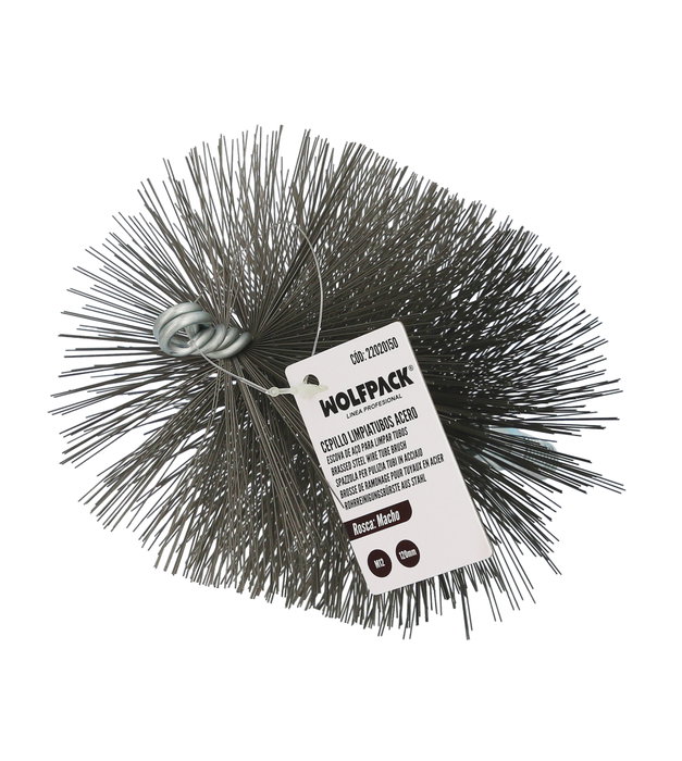 WOLFPACK LINEA PROFESIONAL Brosse de nettoyage en acier 120 mm M12 WOLFPACK LINEA PROFESIONAL Brosse de nettoyage en acier 120 mm M12