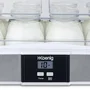 Yaourtière HKoeNIG ELY120 - 12 Pots en Verre 160ml + Pot à Fromage Blanc 1.2L - Programmable 15h - Pour Lait Entier, Écrémé, Démisé ou Végétal - Yaourts Maison ou Grecs