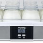 Hkoenig ELY120 Yaourtière avec 12 pots en verre et pot de 1,2L
