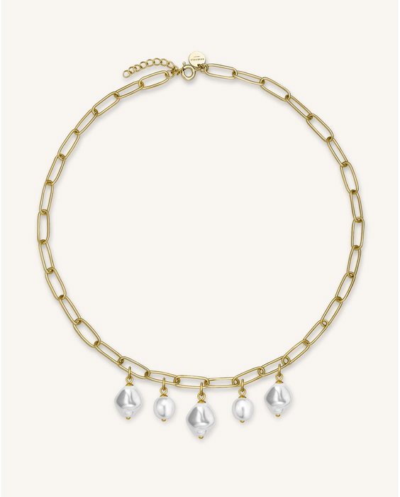 Rosefield Bracelet JLPCNG-J177 Doré en Acier Inoxydable Rosefield Bracelet JLPCNG-J177 Doré en Acier Inoxydable