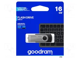 GOODRAM Clé USB 16GB USB 2.0 noire