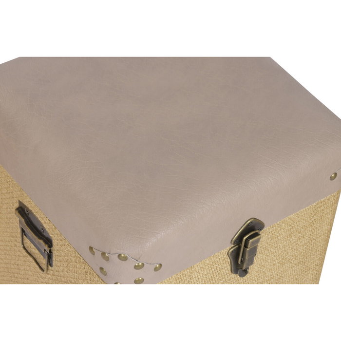 Home ESPRIT Lot de 3 paniers Alpino Marron Naturel
