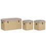 Home ESPRIT Lot de 3 paniers Alpino Marron Naturel