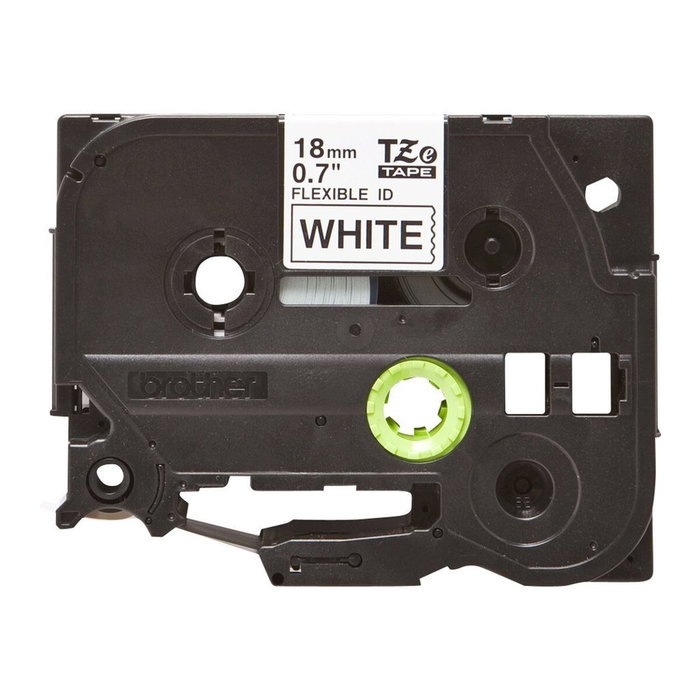 Brother Ruban Laminé TZe-FX241 18mm x 8m Noir sur Blanc Brother Ruban Laminé TZe-FX241 18mm x 8m Noir sur Blanc