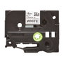 Brother Ruban Laminé TZe-FX241 18mm x 8m Noir sur Blanc
