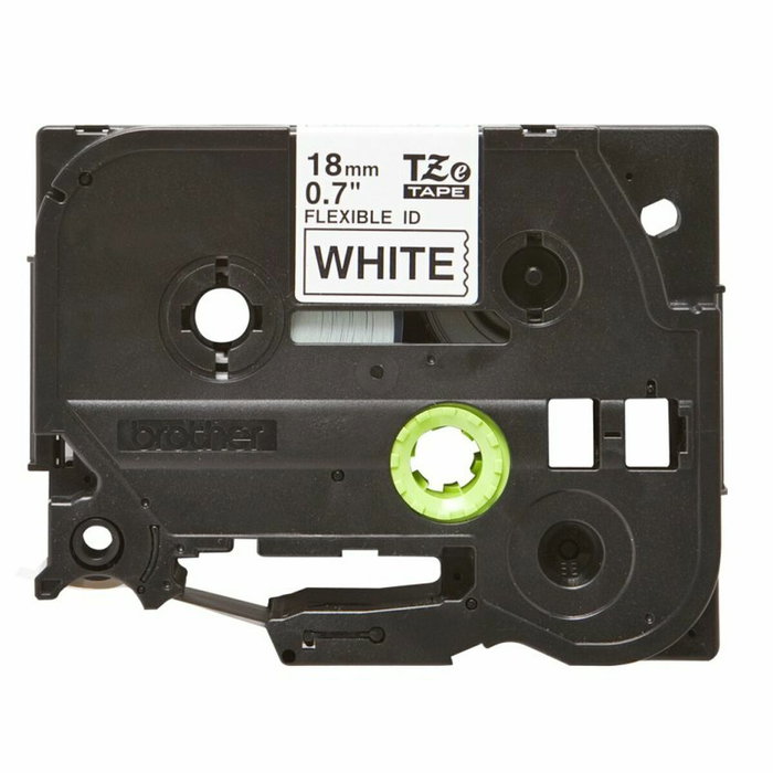 Brother Ruban Laminé TZe-FX241 18mm x 8m Noir sur Blanc Brother Ruban Laminé TZe-FX241 18mm x 8m Noir sur Blanc
