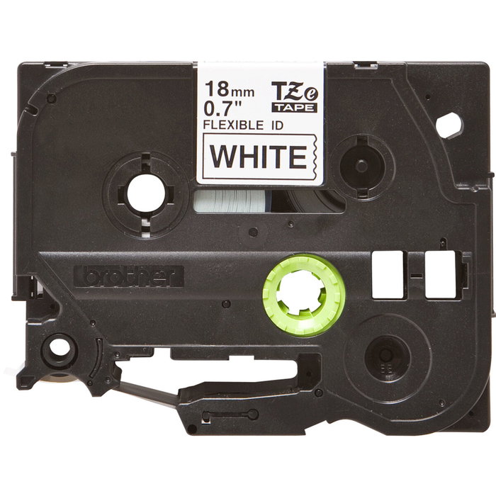 Brother Ruban Laminé TZe-FX241 18mm x 8m Noir sur Blanc Brother Ruban Laminé TZe-FX241 18mm x 8m Noir sur Blanc