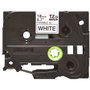 Brother Ruban Laminé TZe-FX241 18mm x 8m Noir sur Blanc