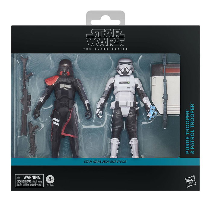 Star Wars Jedi: Survivor Black Series pack 2 figurines Purge Trooper & Patrol Trooper 15 cm