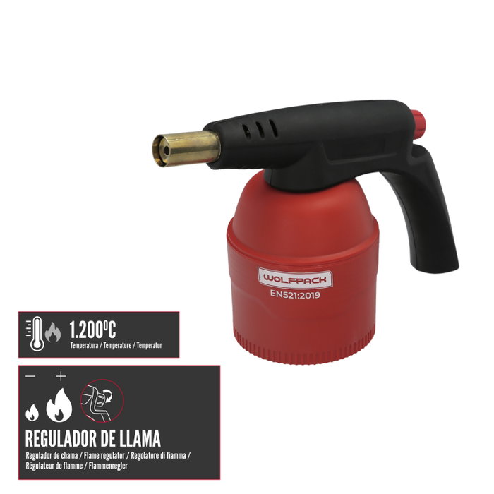 WOLFPACK LINEA PROFESIONAL Soplete à Cartouche Corps ABS