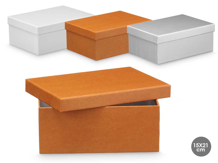 PINCELLO Boîte en carton assortie 3 couleurs neutres PINCELLO Boîte en carton assortie 3 couleurs neutres