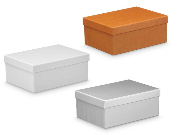 PINCELLO Boîte en carton assortie 3 couleurs neutres PINCELLO Boîte en carton assortie 3 couleurs neutres