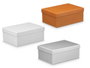 PINCELLO Boîte en carton assortie 3 couleurs neutres