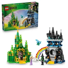 Lego 75689 Wicked - Jeu de Construction Château de Kiamo Ko et Cité d'Émeraude pour Enfants 9 Ans et Plus avec 2 Bâtiments Iconiques