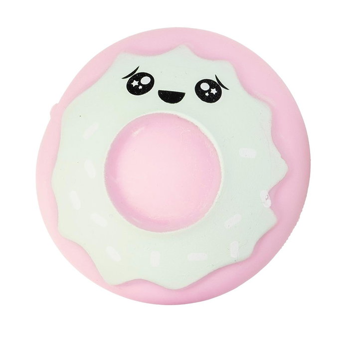 HTI Donuts en Peluche Souples Lot de 4 Jouets Doux et Câlins Compatibles PC, Langues: Anglais, Français, Allemand, Italien, Portugais, Espagnol, Âge Recommandé 3 Ans et Plus