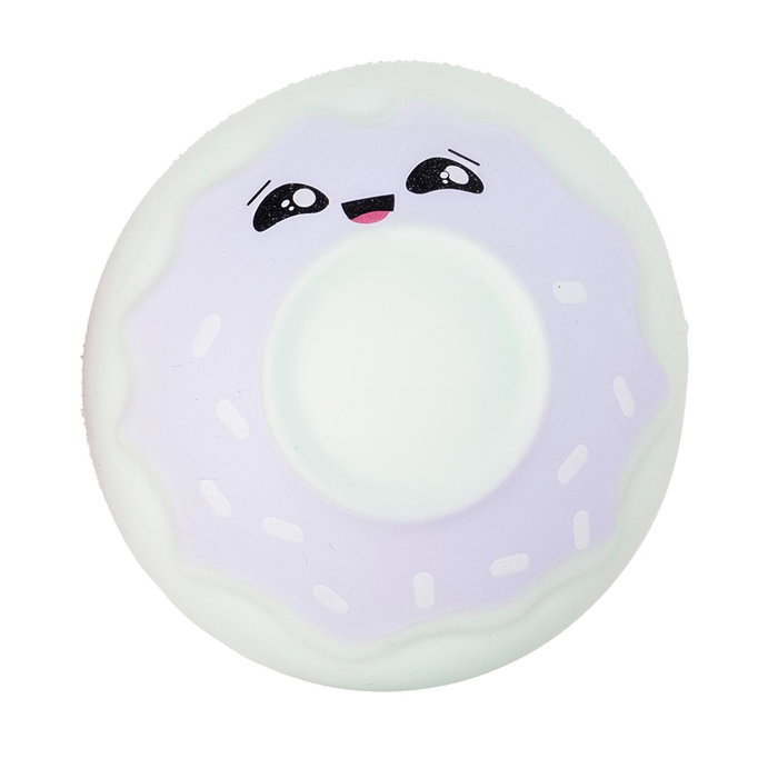 HTI Donuts en Peluche Souples Lot de 4 Jouets Doux et Câlins Compatibles PC, Langues: Anglais, Français, Allemand, Italien, Portugais, Espagnol, Âge Recommandé 3 Ans et Plus