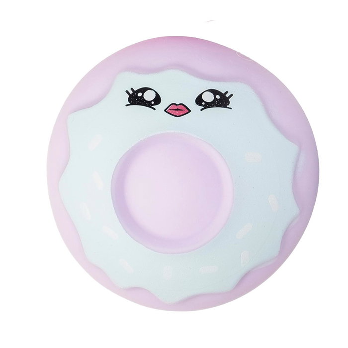 HTI Donuts en Peluche Souples Lot de 4 Jouets Doux et Câlins Compatibles PC, Langues: Anglais, Français, Allemand, Italien, Portugais, Espagnol, Âge Recommandé 3 Ans et Plus