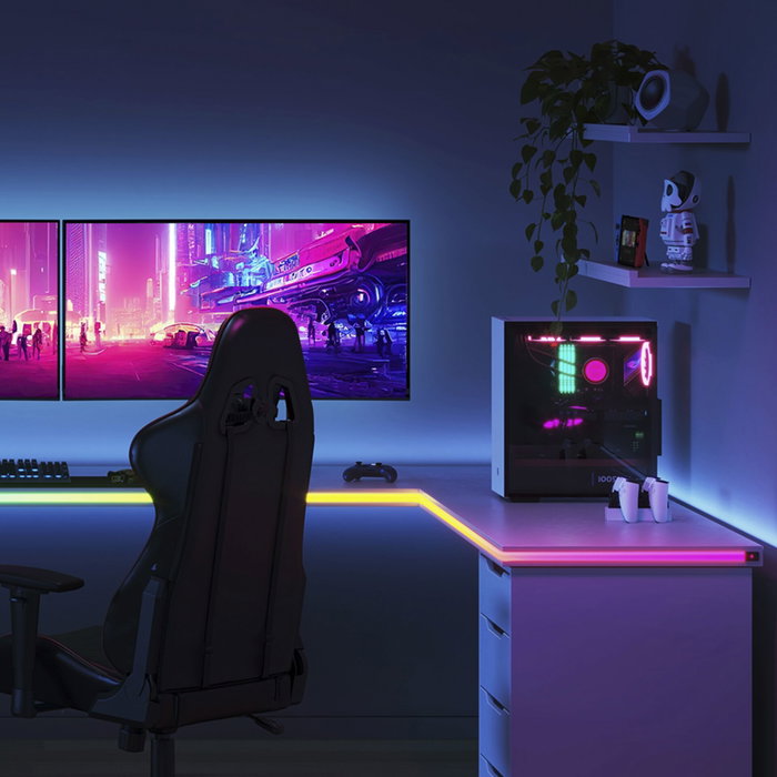 Govee Neon Gaming Table Light - Ruban LED RGBIC 2m Govee Neon Gaming Table Light - Ruban LED RGBIC 2m