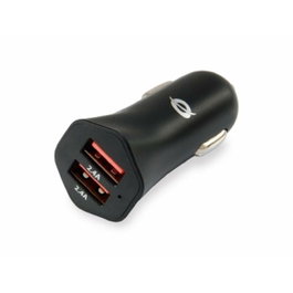Conceptronic Chargeur de voiture Carden04B 2 ports USB 24W Noir