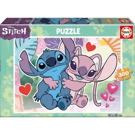 Educa 19964 - Puzzle Disney Stitch de 300 pièces - 40 x 28 cm - Recommandé à partir de 6 ans