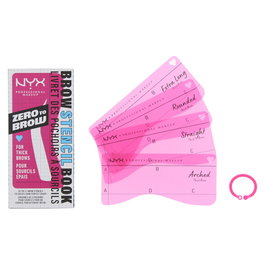 NYX Professional Makeup, Ensemble Poudre à Sourcils Zero To Brow, Kit Façonnage & Sculpture des Sourcils, 4 Pièces, Maquillage Pour Femmes