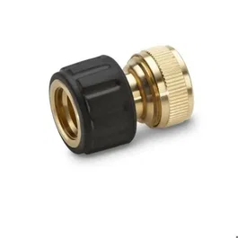 Kärcher Raccord rapide laiton 3/4" - Compatible tuyaux 13/15/19 mm - Pour arrosage et nettoyage - Réf. 26450160