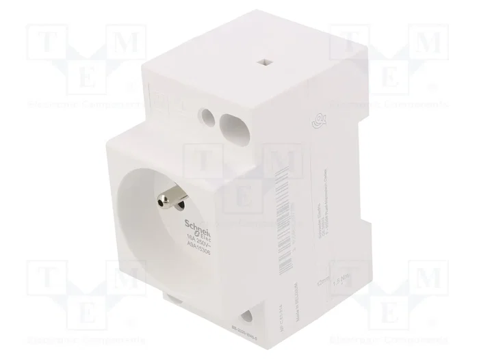 SCHNEIDER ELECTRIC ACTI9 Prise simple type E pour rail DIN SCHNEIDER ELECTRIC ACTI9 Prise simple type E pour rail DIN