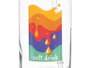 VIVALTO Verre Soft Drink avec couvercle et paille 600ml