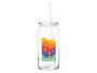 VIVALTO Verre Soft Drink avec couvercle et paille 600ml
