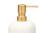 Berilo Dosificateur de Salle de Bain Blanc Polyrésine 9x15x9 cm (Set de 12)
