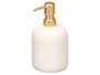 Berilo Dosificateur de Salle de Bain Blanc Polyrésine 9x15x9 cm (Set de 12)