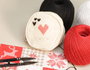Innspiro Lot de 50 monnaies rondes en coton 8,5x3 cm