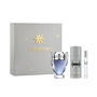 Rabanne Coffret Cadeau Invictus Eau de Toilette 100ml + Déodorant 150ml + Mini Eau de Toilette 10ml Homme 3 pièces