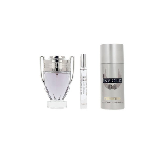 Paco Rabanne Invictus Coffret 3 Pièces Eau de Toilette et Déodorant
