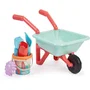 Ecoiffier Brouette Plage 263 - Kit de Plage avec Brouette, Seau, Arrosoir, Pelle, Râteau, Tamis et Moules - Jeu de Sable pour Enfant 18 Mois et Plus