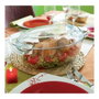 Pyrex Cocotte Ovale en Verre Borosilicate 5,8L