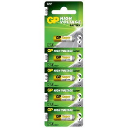 GP High Voltage Battery 27A 27AF-C5 12V, pack de 5