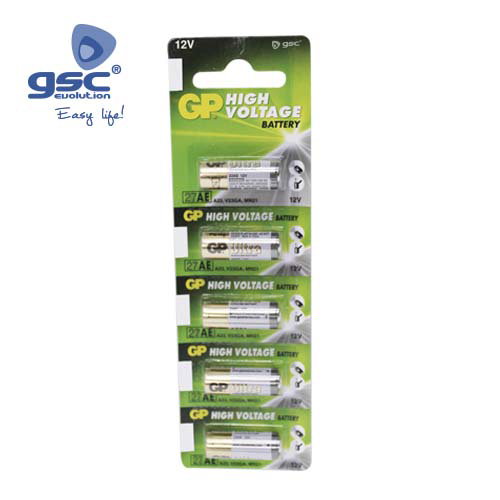 GP Blister 5 Pilas Alcalinas 27A 12V
