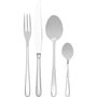 Alessi Caccia Service de couverts 24 pièces Argenté