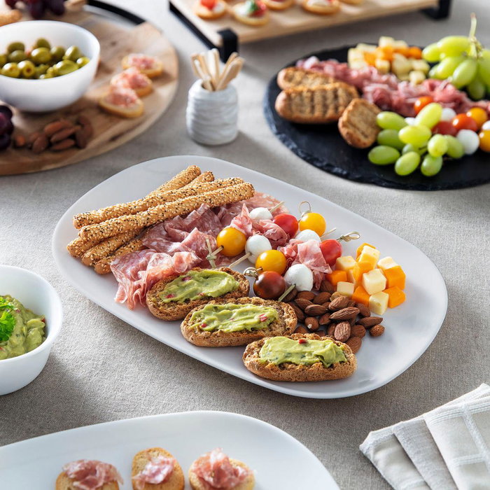 Fuente Rectangular Opal Diwali Granit Luminarc 35x24 cm Fuente Rectangular Opal Diwali Granit Luminarc 35x24 cm