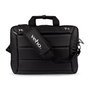 Veho T-1 Sac Porte-document Messenger pour Ordinateur Portable 15.6" et Tablette 10.1", Protection Superpaddée, Compartiment Zippé Extérieur et Sangle Réglable