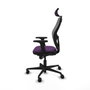 Piqueras y Crespo Chaise de Bureau Jorquera avec Appui-tête Violet